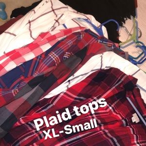Plaid tops